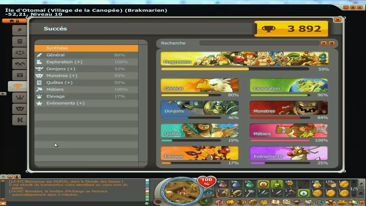 Dofus   Astuce kamas  Les succès qui rapportent GROS !