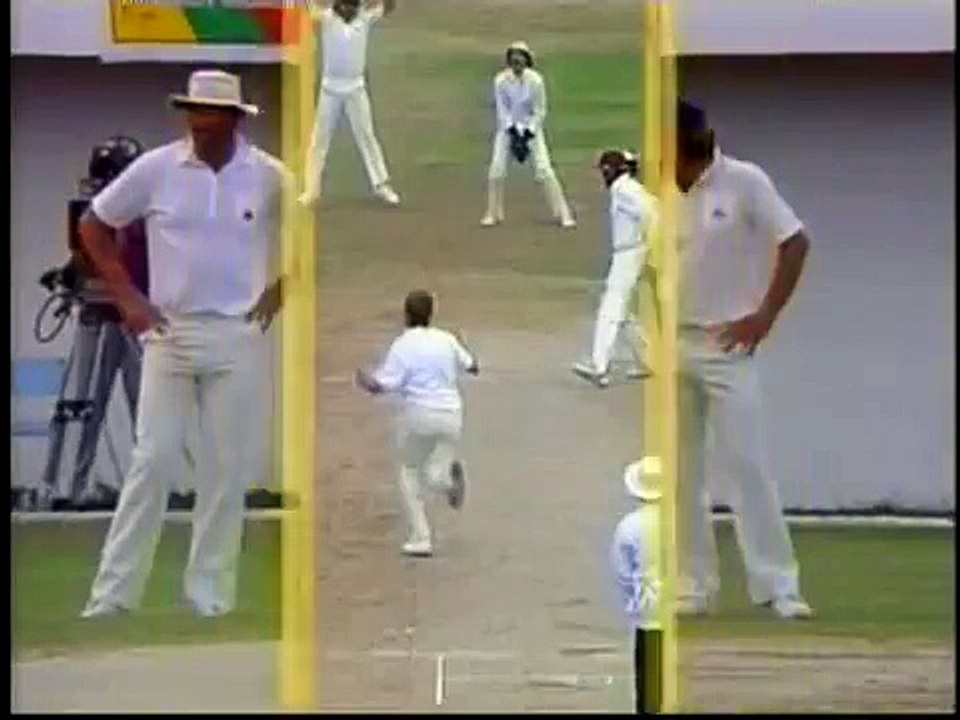 Gladston Small, beautiful Caught and Bowled