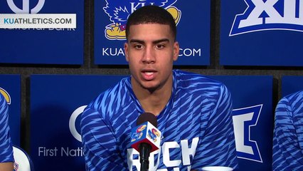 Player Press Conference vs Baylor // Kansas Basketball // 2.14.15