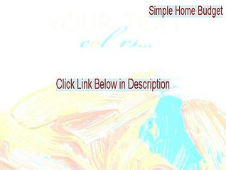 Simple Home Budget Cracked - simple home budget software [2015]