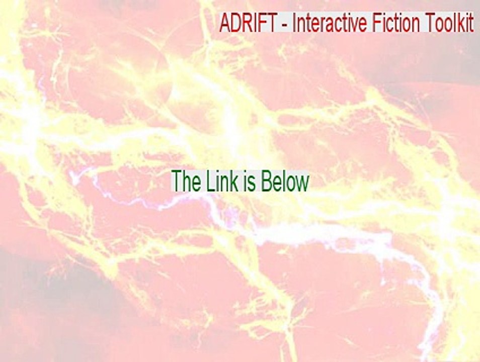 ADRIFT - Interactive Fiction Toolkit Cracked [ADRIFT - Interactive Fiction Toolkit 2015]