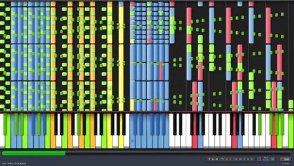 [Black MIDI] Synthesia - The Quick Brown Fox - The Big Black 500,000 (500k) remix by Rinnosuke