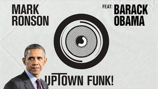 Barack Obama Singing Uptown Funk by Mark Ronson (ft. Bruno Mars)