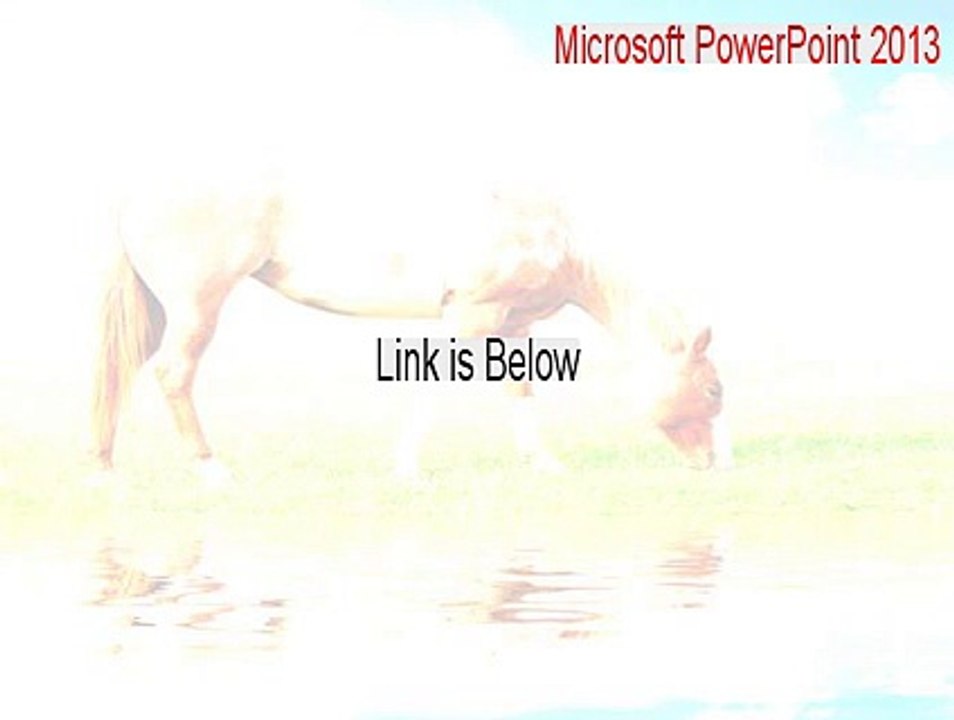 Microsoft PowerPoint 2013 Key Gen (microsoft powerpoint 2013 book)