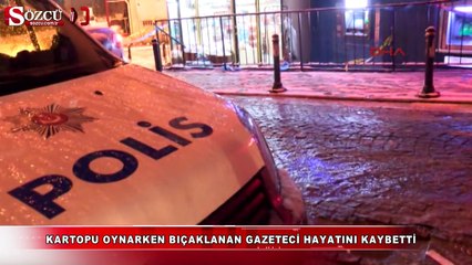 Gazeteci kar topu oynarken bıçaklanarak öldürüldü!
