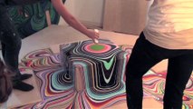 Pouring paint on top of paint creates mind melting art - Amazing Time Lapses