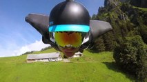 Vol en Wingsuit au dessus de la Suisse : Magique!