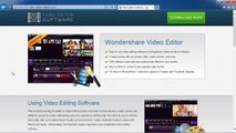 Using Wondershare Video Editor