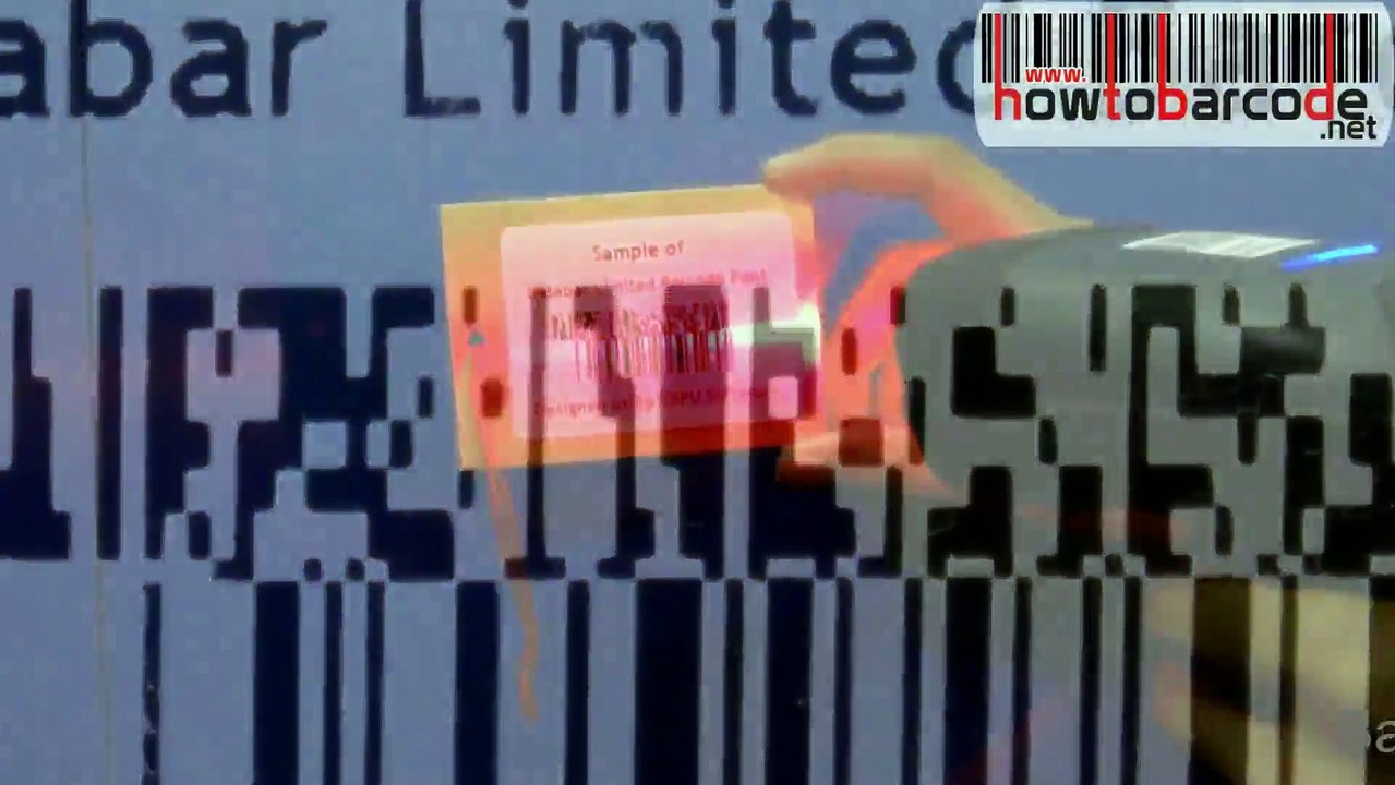 Databar Limited Font using to design & print labels