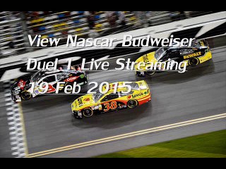 Watch Nascar Online Budweiser Duel 1 Sprint Cup 19 feb 2015