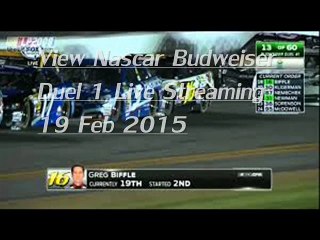 Watch Nascar Budweiser Duel 1