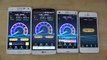 Samsung Galaxy A5 vs. Sony Xperia Z3 Compact vs. iPhone 5 vs. LG G3 S - Internet Speed Test (4K)