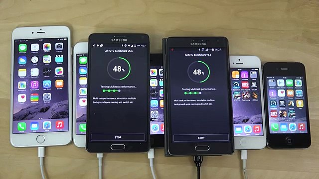 Samsung Galaxy Note 4 Android 5.0 vs. Samsung Galaxy Note Edge Official Android 5.0 Benchmark Speed