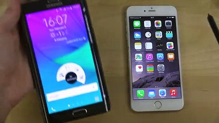 Samsung Galaxy Note Edge vs. iPhone 6 Plus - Review (4K)