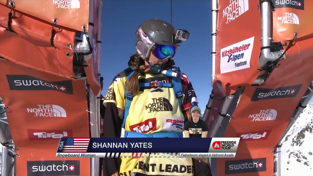 FWT15 - Run of Shannan Yates (USA) Swatch Freeride World Tour 2015 Fieberbrunn By The North Face restaged in Vallnord-Arcalis AND