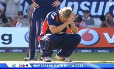 Great Finish to a Great Cricket Match between England and New Zealand