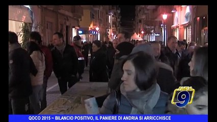 Qoco 2015 | Bilancio positivo, il paniere di Andria si arricchisce