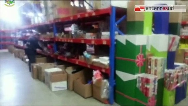 TG 17.02.15 Bari, maxi sequestro giocattoli e maschere cinesi