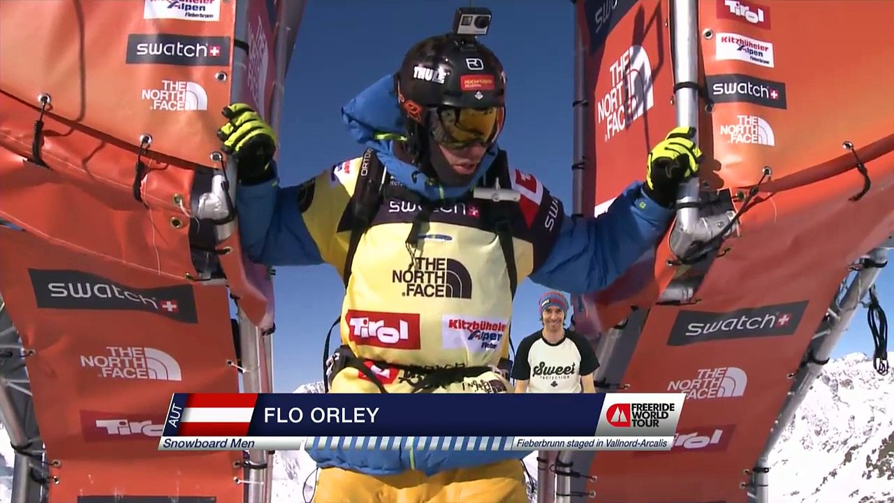 FWT15 - Run of Flo Orley (AUT) Swatch Freeride World Tour 2015 Fieberbrunn By The North Face restaged in Vallnord-Arcalis AND