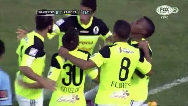 Montevideo Wanderers 3 - 2 Zamora Copa Libertadores 2015