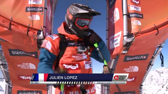 FWT15 - Run of Julien Lopez (FRA) Swatch Freeride World Tour 2015 Fieberbrunn By The North Face restaged in Vallnord-Arcalis AND