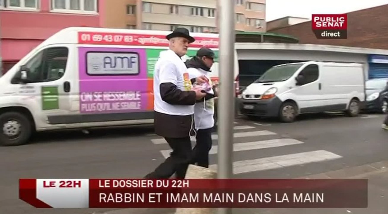 Mouvement interreligieux : un rabbin et un imam main dans la main