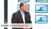 Dessin de Kak : Dominique Strauss-Kahn dans son salon, Manuel Valls sous-marinier