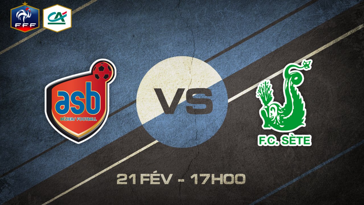 Samedi 21 février à 17h00 - AS Béziers - FC Sète - CFA C