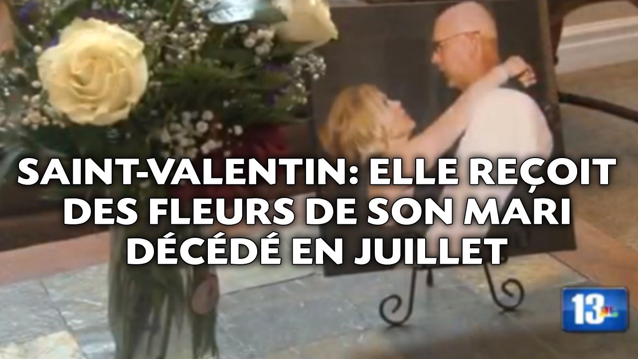 Saint-Valentin: Elle reçoit des fleurs de son mari décédé en juillet