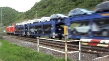 Züge zwischen Hammerstein und Leutesdorf am Rhein, SNCF Prima, 2x 189, 4x 185, 2x 425