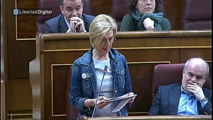 Rosa Díez, a Rajoy: "¿Cómo puede dormir tranquilo?"