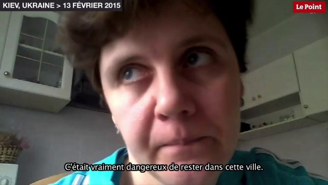 Ukraine : témoignage d'une déplacée du Donbass.