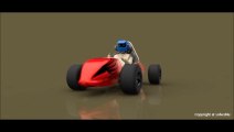 fsae car solidworks animation using keyshot