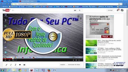 NOVIDADE! - GALERA! NOSSOS VÍDEOS AGORA TERAM A MARCA HDTV. ENTENDA!