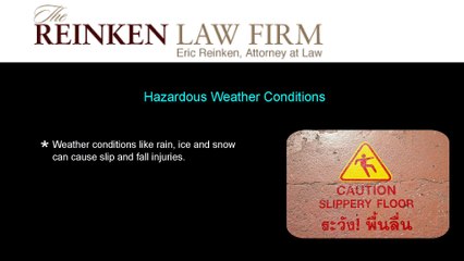 Video: Causes and Risks in Slip and Fall Accidents