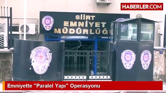 Siirt'te 14 Polis Gözaltına Alındı