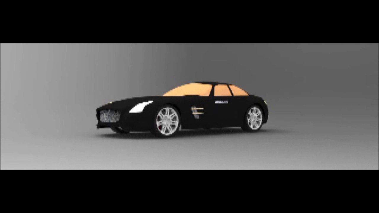 solidworks animation benz sls amg