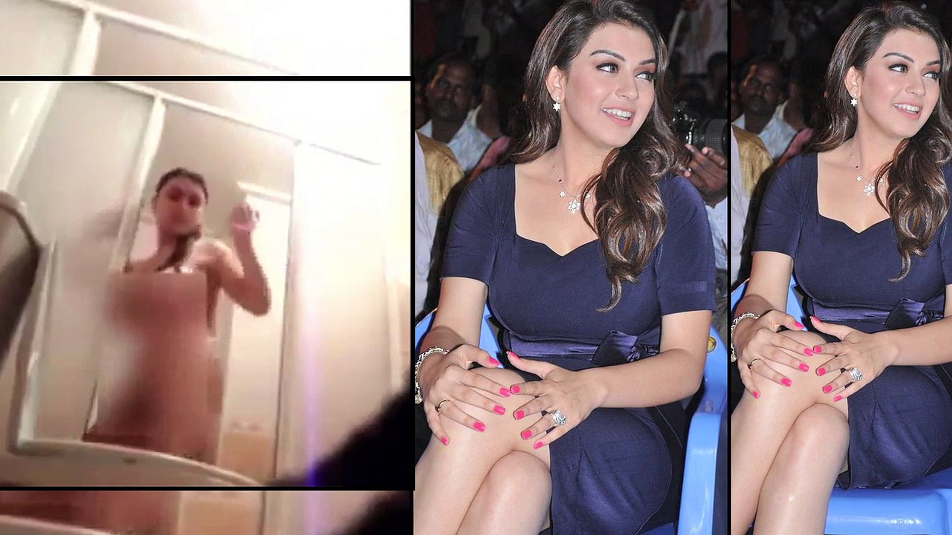 Hansika bathing video