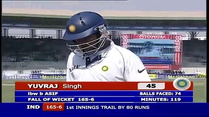 Muhammad Asif Destroyed India