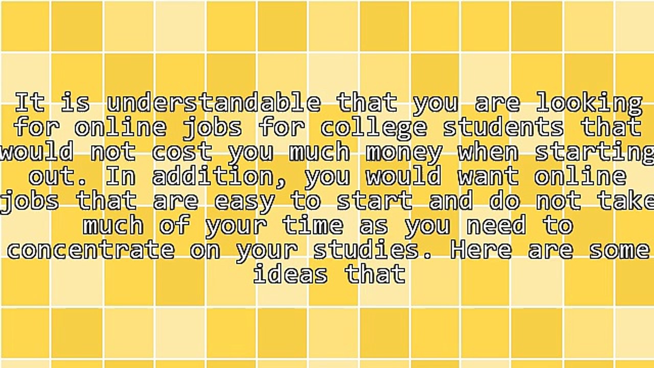 Best Online Jobs For College Students Anywhere Anytime