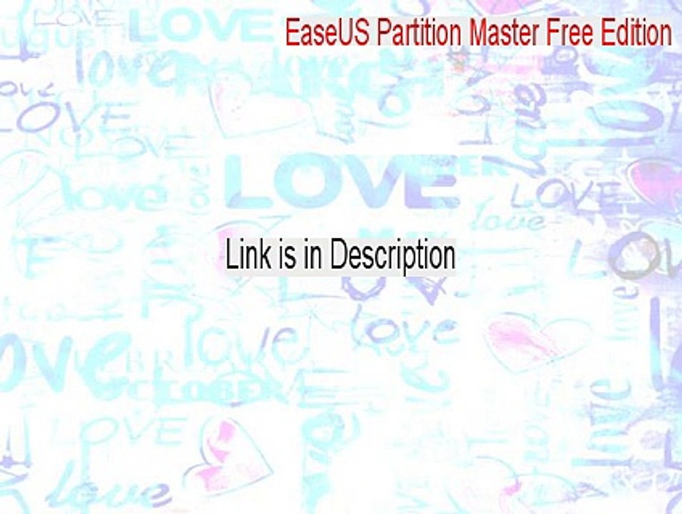 EaseUS Partition Master Free Edition Full [Legit Download]
