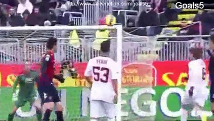 Cagliari 1 - 2 AS Roma Serie A 08-02-2015