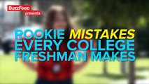 10 Rookie Mistakes Every College Freshman Makes