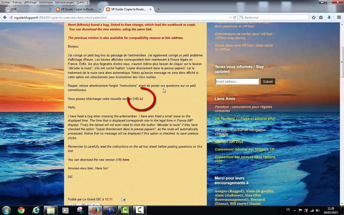 Route Zezo sur VRtool