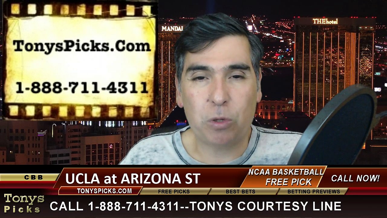 Arizona St Sun Devils vs. UCLA Bruins Free Pick Prediction NCAA College Basketball Odds Preview 2-18-2015