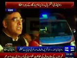 Blast near Islamabad Imambargah Asad Umer Media talk