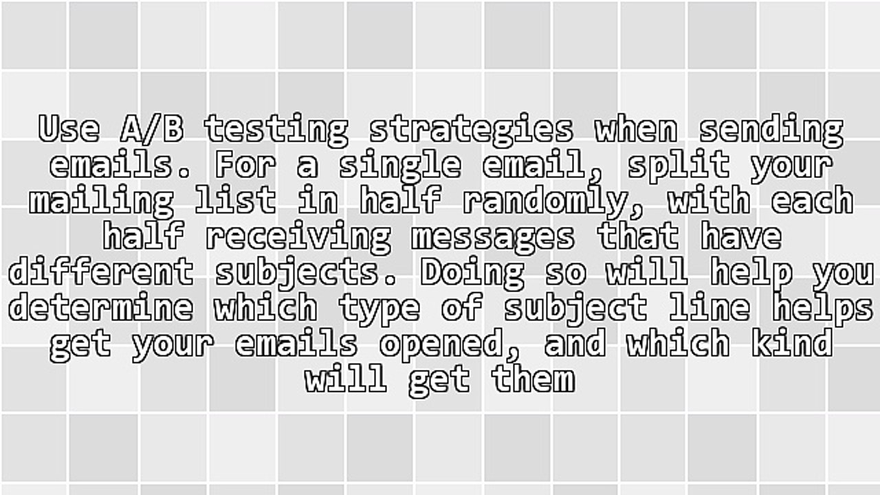 Need Solid Marketing With Email Advice? Try These Tips!