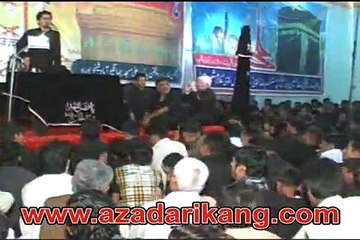 Zakir Makhdoom Syed Ali Naqi Kang 9 Muharram 2014 Ali Masjid Sheikhupura