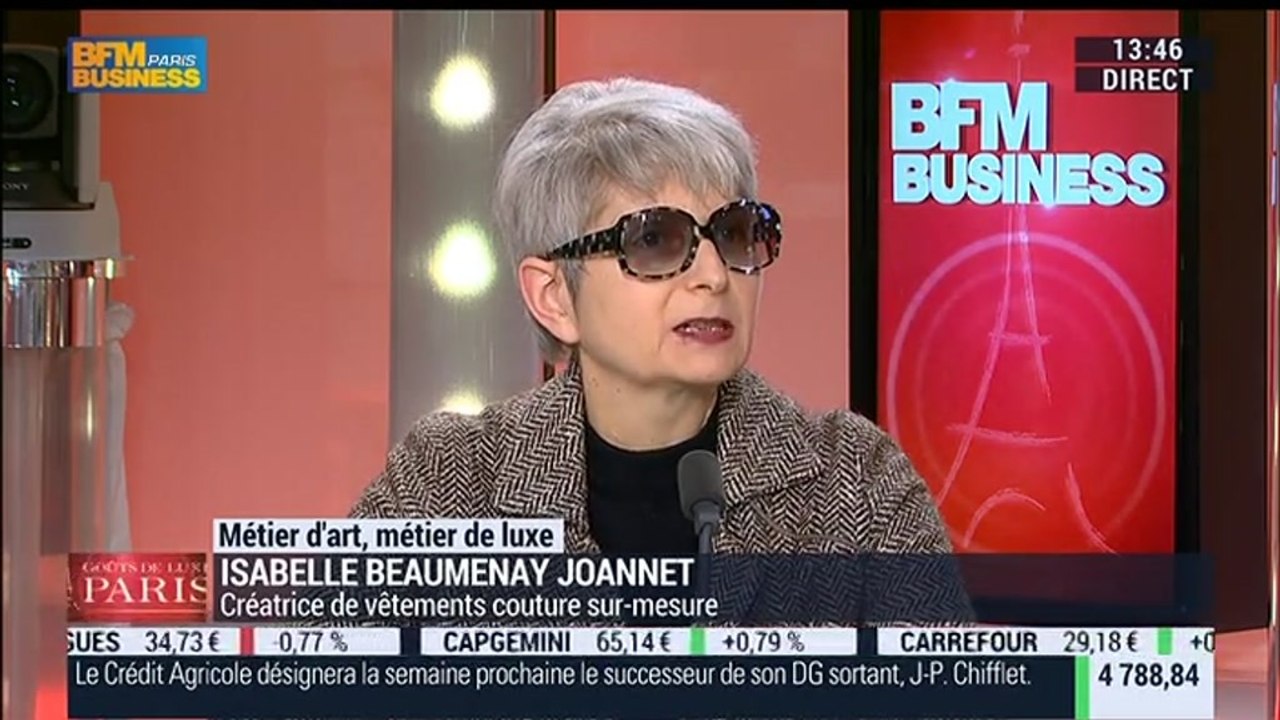 Métiers d'art, Métiers de luxe: Créatrice couture sur-mesure, Isabelle Beaumenay Joannet - 18/02