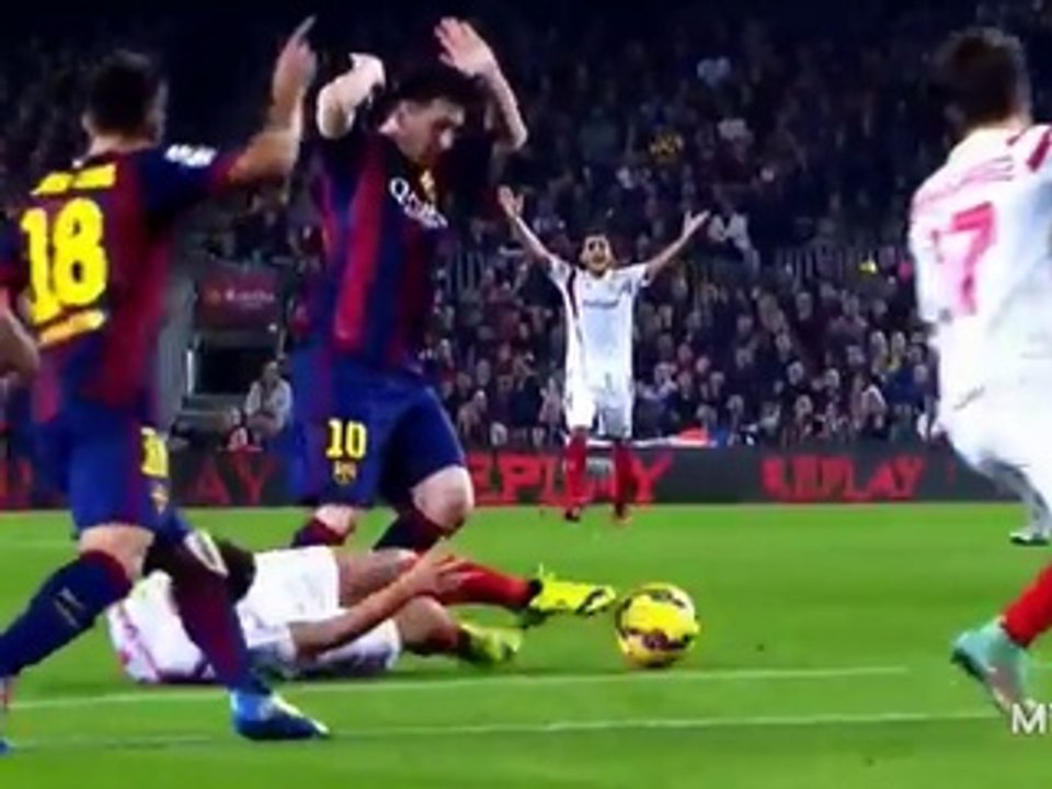 Lionel Messi ● Defensive & Pressing Skills ● 2014-2015